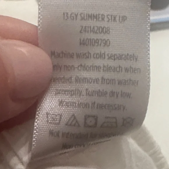 Gymboree Kids Toddlers White Bloomers Bottoms Diaper Cover Panties Underwear 2T - Picture 4 of 4